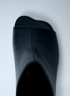 MM6 Maison Margiela Leather Mule with Transparent Block Heel