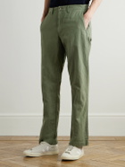 Polo Ralph Lauren - Straight-Leg Linen and Cotton-Blend Trousers - Green