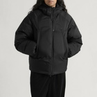 Y-3 Men's Hooded Puffer Jacket in Black