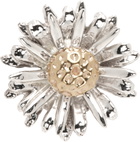 Bernard James White Gold FLORA Daisy Earring
