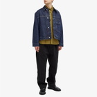 MHL by Margaret Howell Men's Overall Stripe Shirt in Light Olive/Off White