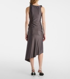 Coperni Floral-appliqué satin top