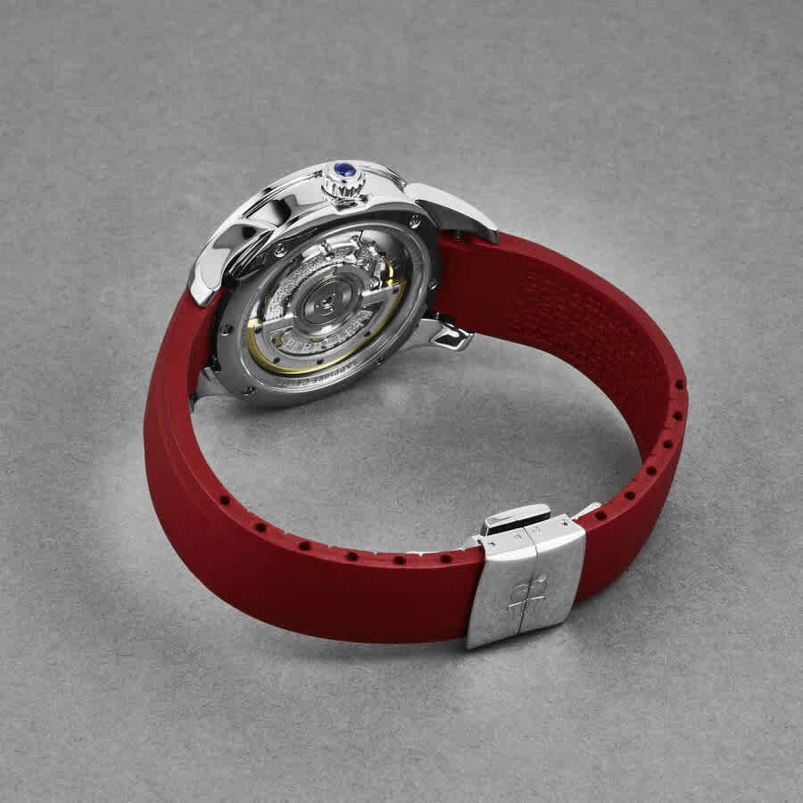Perrelet Diamond Flower Automatic Red Dial Ladies Watch A2066/C