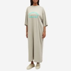 Fear of God ESSENTIALS Women's 3/4 Sleeve Dress in Seal