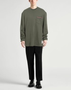 Thom Browne Mens Sweatshirt Military in Green