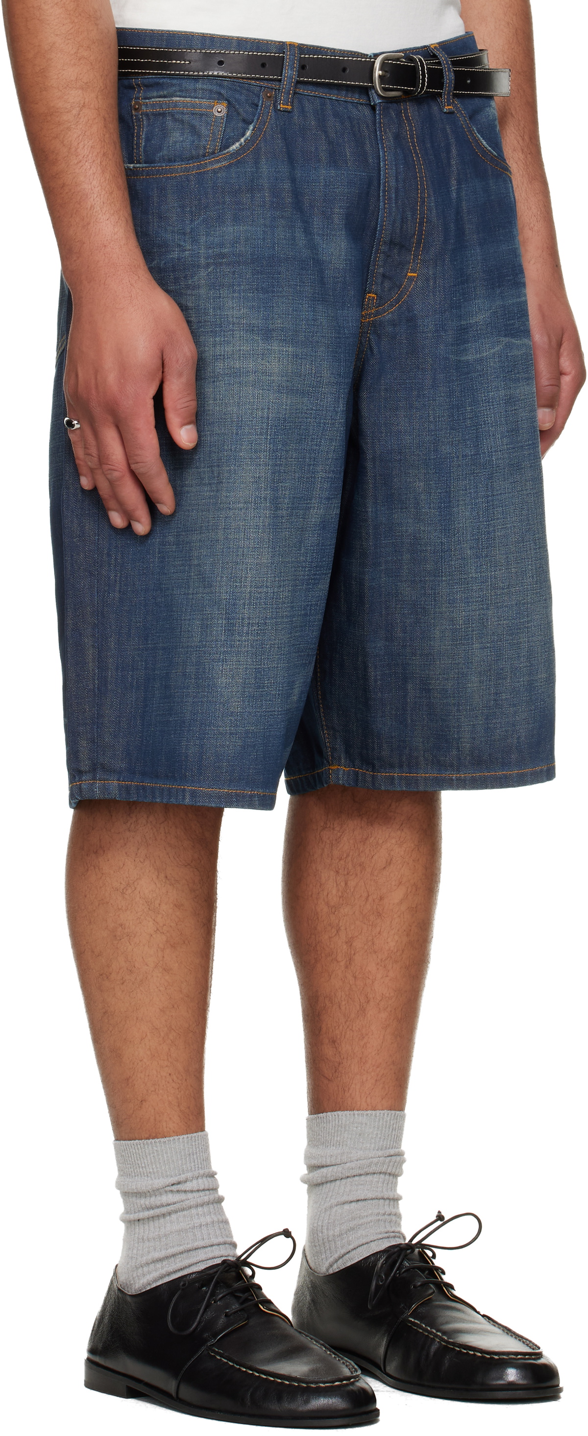 JEANERICA Blue Brera Denim Shorts