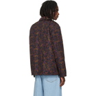 Dries Van Noten Brown & Purple Floral Jacket