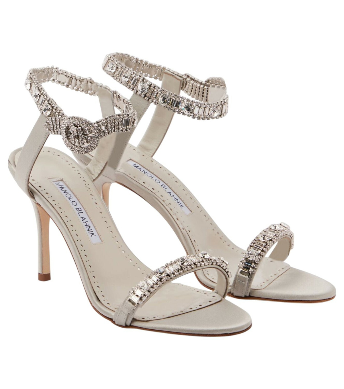 【送料&関税込】Manolo Blahnik Plumena 090 Satin Sandals Manolo Blahnik Plumena 090 Satin Sandals | italist
