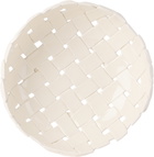 ferm LIVING Off-White Plait Bowl