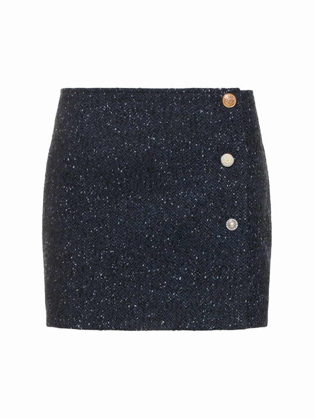Photo: DESIGNERS REMIX Amalia Wool Blend Mini Skirt