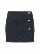DESIGNERS REMIX Amalia Wool Blend Mini Skirt