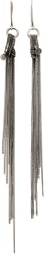 Ann Demeulemeester Silver Wivi Knottassel Earrings