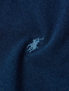 Polo Ralph Lauren - Logo-Embroidered Cotton-Piqué Polo Shirt - Blue