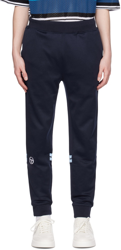 Photo: Sergio Tacchini Navy Dallas Track Pants