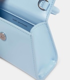Self-Portrait The Bow Micro leather tote bag