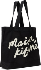 Maison Kitsuné Black 'Maison Kitsuné' Handwriting Tote