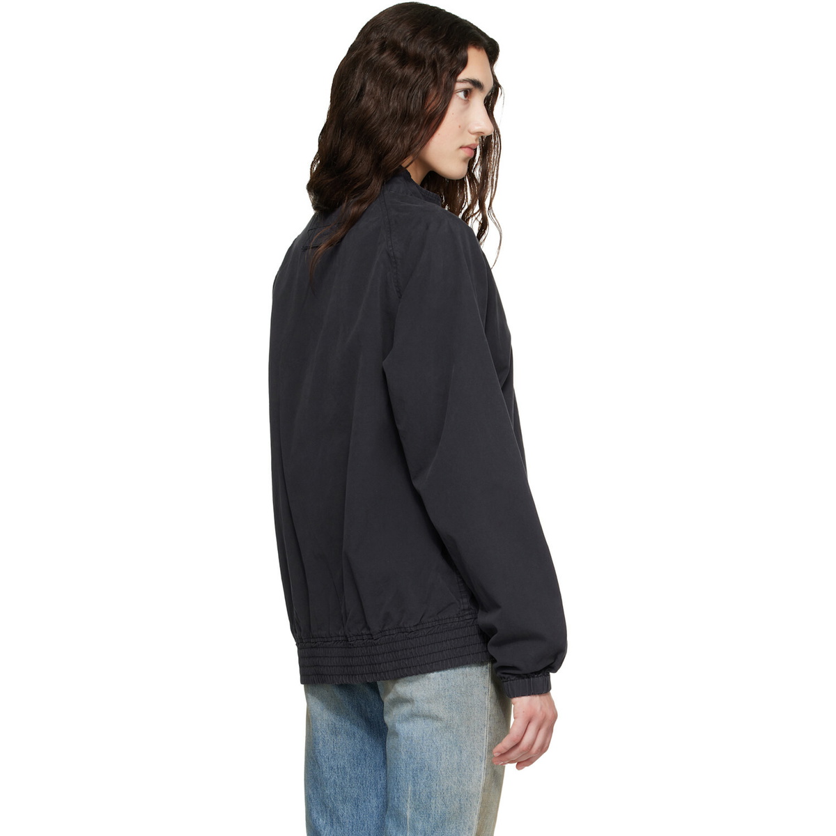 Barbour Navy Royston Cotton Harrington Bomber Jacket