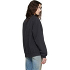 Barbour Navy Royston Cotton Harrington Bomber Jacket