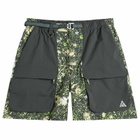 Nike Men's ACG All Over Print Smith Summit Short in Black Spruce/Life Lime/Summit White