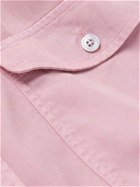 TOM FORD - Button-Down Collar Lyocell Shirt - Pink