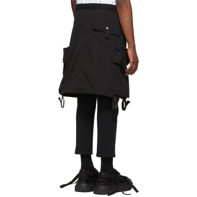 ALMOSTBLACK Black Skirt Trousers