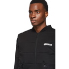 Marine Serre Black Padded F1 Bomber Jacket