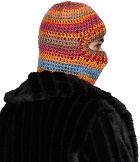 Anna Sui SSENSE Exclusive Orange Crochet Balaclava