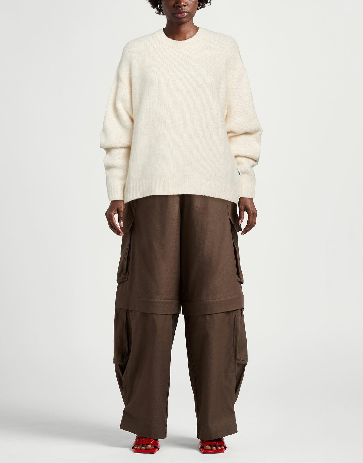 Berna Womens Sweater in Off white