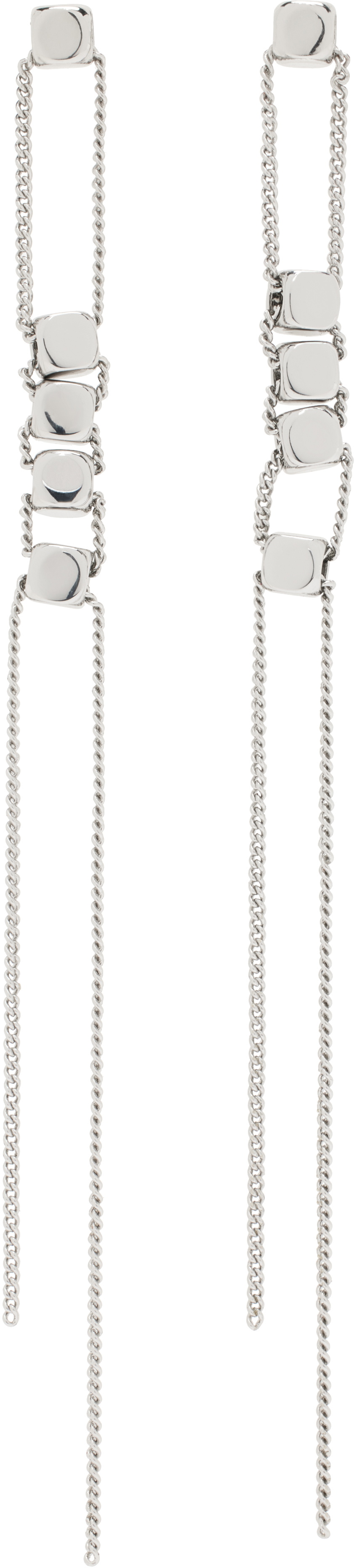 LEMAIRE Silver Abacus Earrings