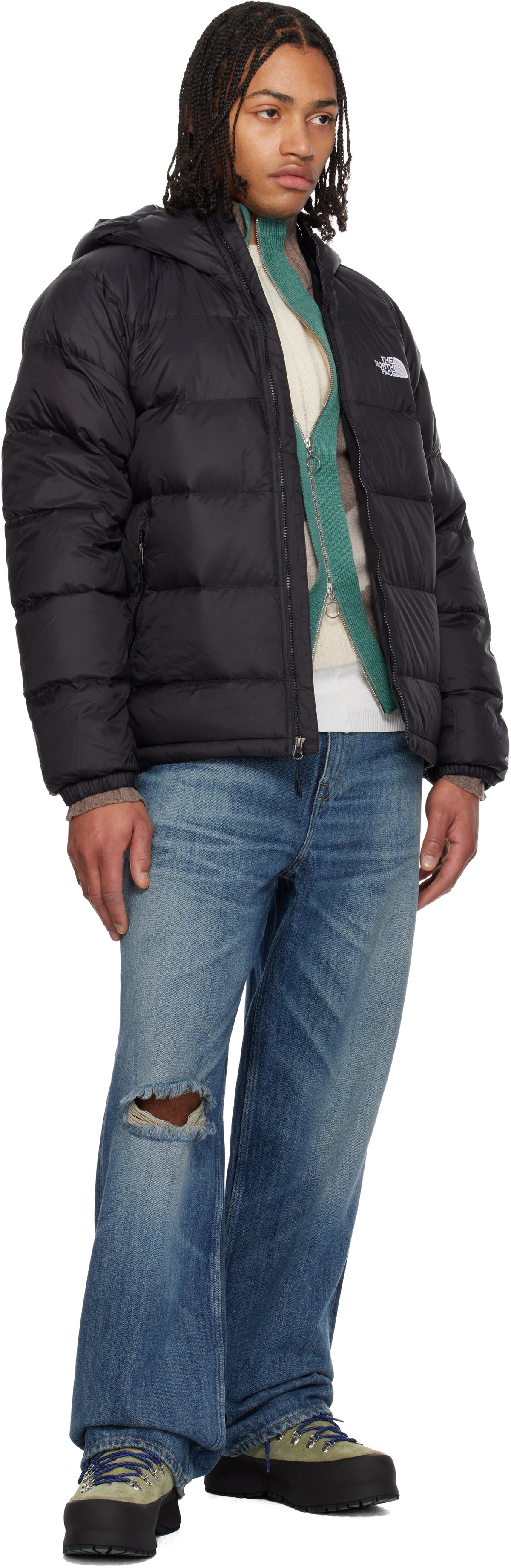 The North Face Black Hydrenalite Hooded Down Jacket