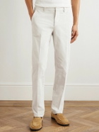 Altea - Tapered Cotton-Blend Trousers - Neutrals