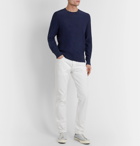 rag & bone - Lance Garment-Dyed Cotton Sweater - Blue