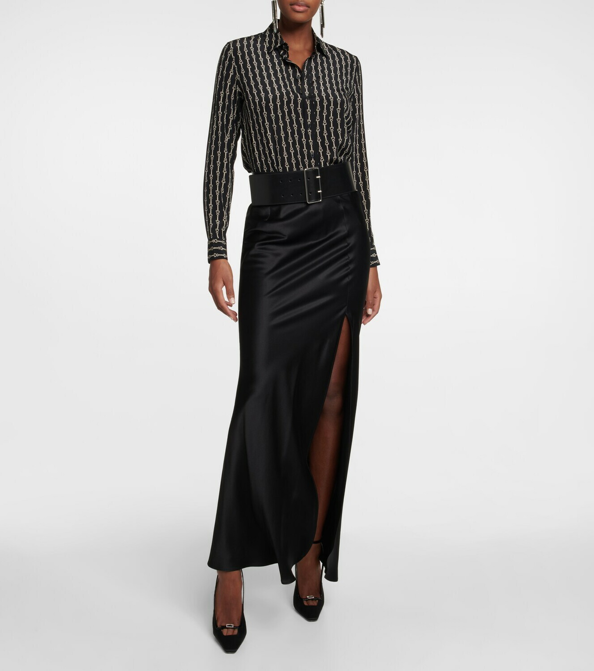 Nili Lotan - Gaia printed silk shirt