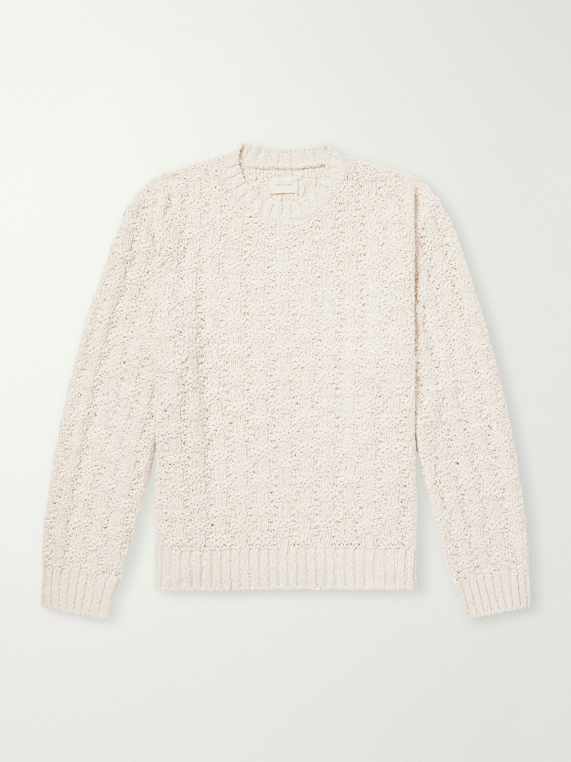 Aimé Leon Dore - Textured Cotton-Blend Sweater - White