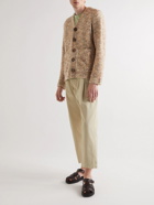 Séfr - Gote Embroidered Woven Cardigan - Brown