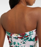 Alexandra Miro Whitney floral belted swimsuit