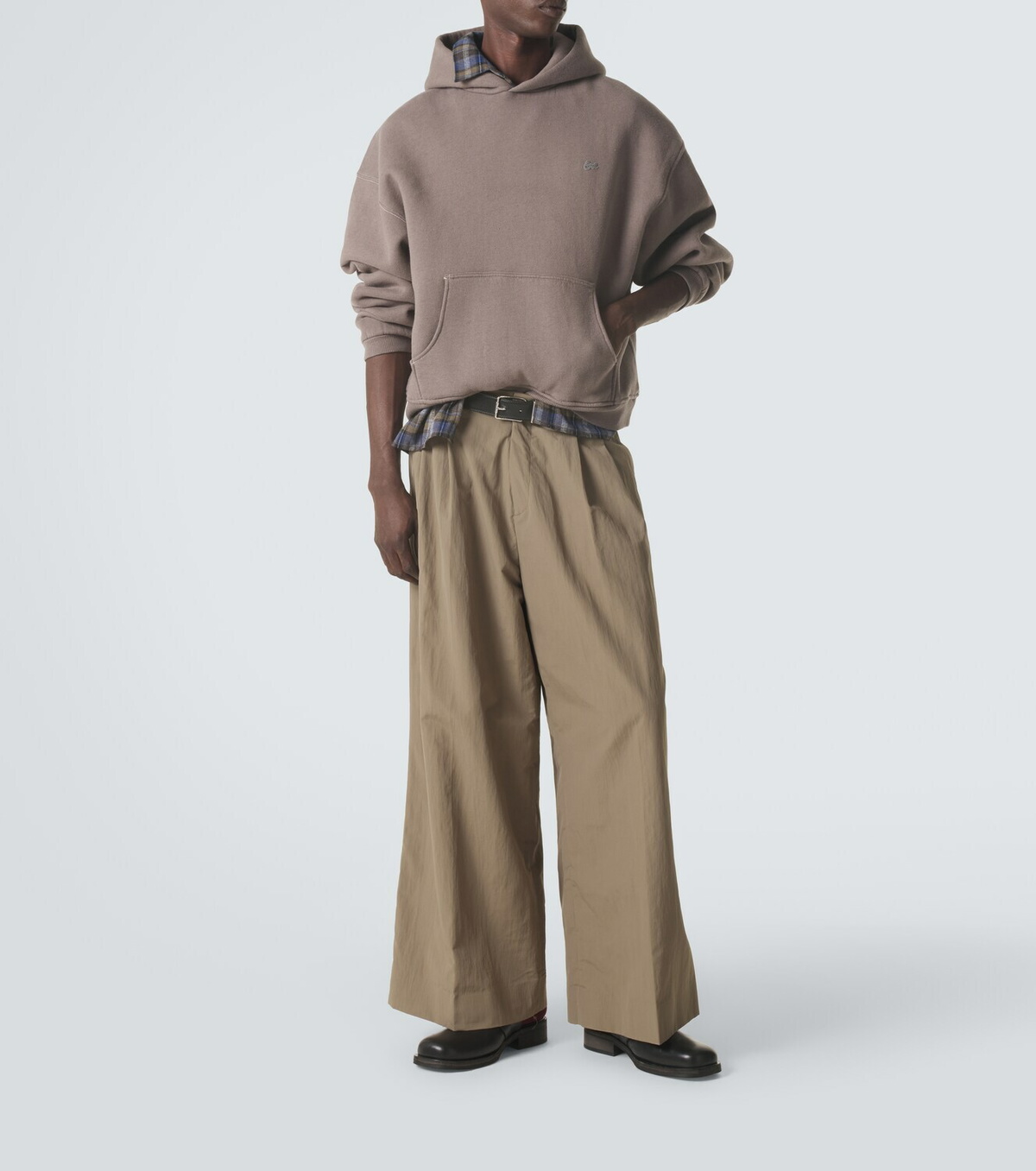 ERL Pleated wide-leg pants