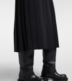 Junya Watanabe Pleated midi skirt