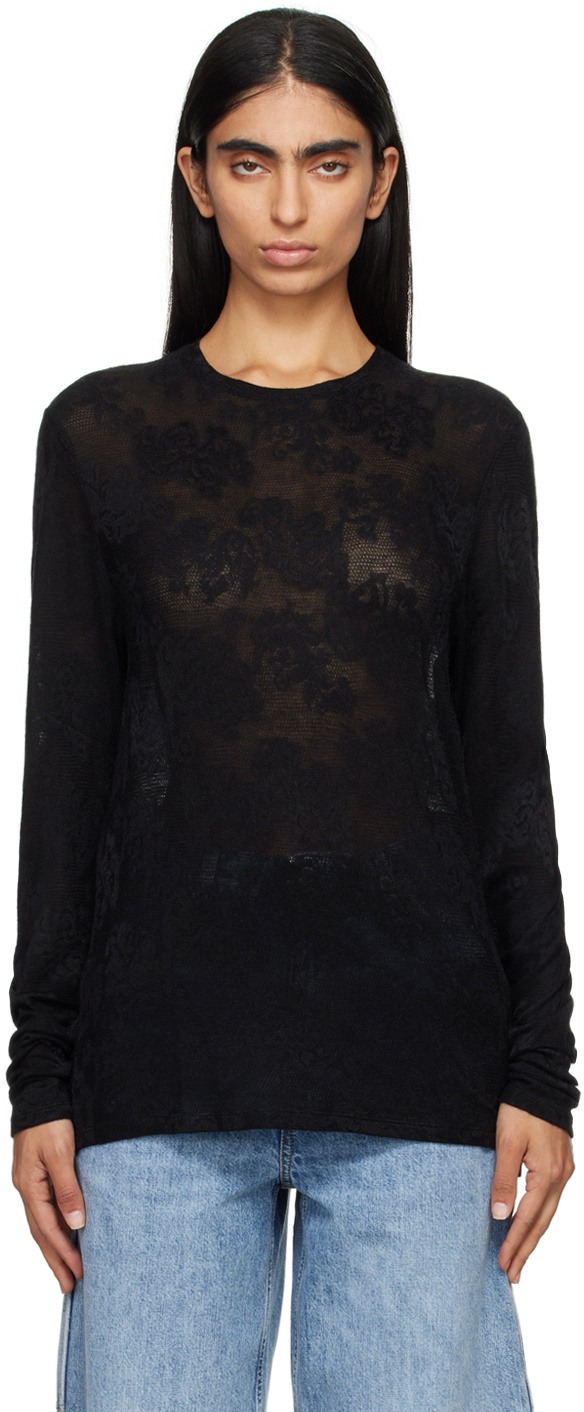 OUR LEGACY Black Regular Long Sleeve T-shirt Our Legacy