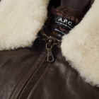 A.P.C. Leather Flight Jacket