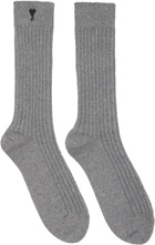 AMI Paris Three-Pack Multicolor Ami De Coeur Socks