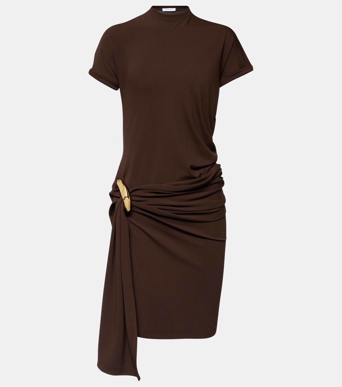 ワンピース SALVATORE FERRAGAMO BOTTLE GREEN STRETCH JERSEY DRESS CC_CL126726-bottle-green-