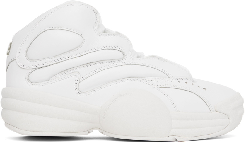 Alexander Wang White AW Hoop Sneakers