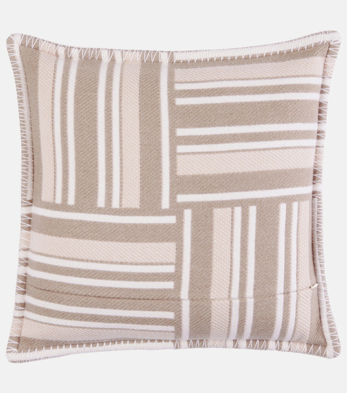 Loro Piana Jacquard wool and cashmere cushion