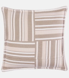 Loro Piana Jacquard wool and cashmere cushion