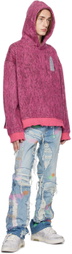 Who Decides War Pink Crystal Hoodie