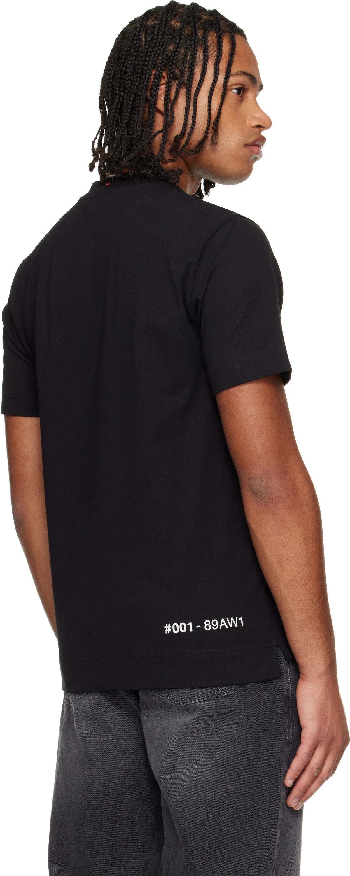 Moncler Grenoble Black Logo Cotton T-shirt