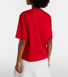 Róhe Oversized cotton and silk-blend T-shirt