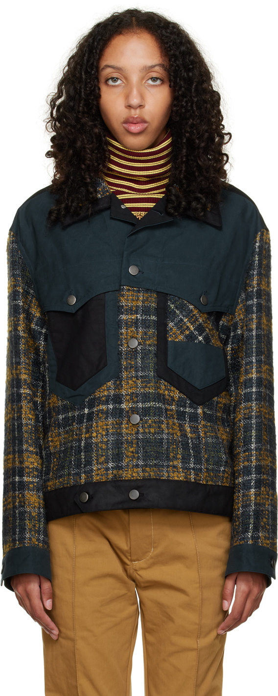 Nicholas Daley Navy Stone Jacket Nicholas Daley