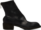 Guidi Black Back Zip Boots
